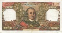 Francia 100 Francs - Corneille - 07-03-1968 - Serial G.315