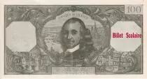 Francia 100 Francs - Corneille - Billet scolaire - 1964