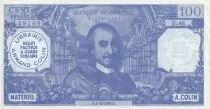 Francia 100 Francs - Corneille - School banknote - 1964