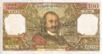 Francia 100 Francs - Corneille -Contrefa&ccedil;on - 07-10-1971 - Serial E.561 - P.149x