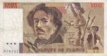 Francia 100 Francs - Delacroix - 1978 - Serial A.5 - P.154