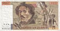 Francia 100 Francs - Delacroix - 1978 - Serial A.9 - P.154
