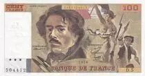 Francia 100 Francs - Delacroix - 1978 - Serial D.5 - P.154