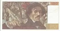 Francia 100 Francs - Delacroix - 1978 - Serial M.8 - Small watermark