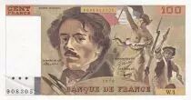 Francia 100 Francs - Delacroix - 1978 - Serial W.4 - P.154