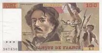 Francia 100 Francs - Delacroix - 1978 - Serial X.1 - P.154