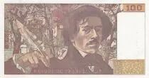 Francia 100 Francs - Delacroix - 1978 - Serial Z.2 - Crossed out letters \ CENT FRANCS\  - P.154