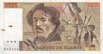 Francia 100 Francs - Delacroix - 1979 - Serial A.11