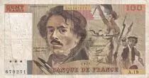 Francia 100 Francs - Delacroix - 1979 - Serial A.19 - P.154