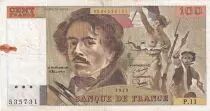 Francia 100 Francs - Delacroix - 1979 - Serial P.11