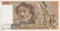 Francia 100 Francs - Delacroix - 1981 - Serial E.44