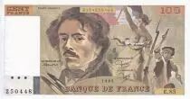 Francia 100 Francs - Delacroix - 1984 - Serial E.85- P.154