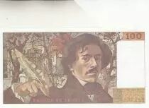 Francia 100 Francs - Delacroix - 1984 - Serial F.86 - Faute