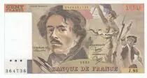 Francia 100 Francs - Delacroix - 1985 - Serial J.93