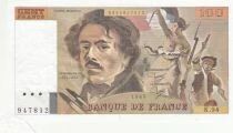 Francia 100 Francs - Delacroix - 1985 - Series K.94 - Faulty