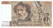 Francia 100 Francs - Delacroix - 1987 - Serial B.124