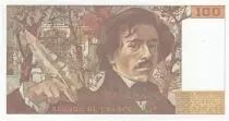 Francia 100 Francs - Delacroix - 1987 - Serial B.124