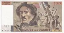 Francia 100 Francs - Delacroix - 1989 - S&eacute;rie U.148 - F.69.11c