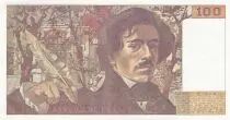 Francia 100 Francs - Delacroix - 1989 - S&eacute;rie U.148 - F.69.11c