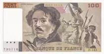 Francia 100 Francs - Delacroix - 1990 - Serial D.143