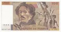 Francia 100 Francs - Delacroix - 1990 - Serial G.135