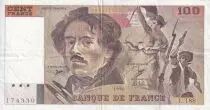 Francia 100 Francs - Delacroix - 1990 - Serial L.188 - P.154