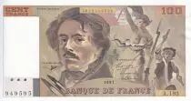 Francia 100 Francs - Delacroix - 1991 - Serial A.193 - P.154