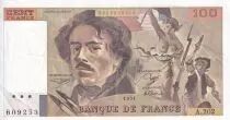 Francia 100 Francs - Delacroix - 1991 - Serial A.202 - P.154