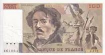 Francia 100 Francs - Delacroix - 1991 - Serial J.172 - P.154