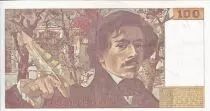 Francia 100 Francs - Delacroix - 1991 - Serial J.172 - P.154