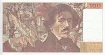 Francia 100 Francs - Delacroix - 1991 - Serial J.202 - P.154
