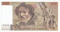 Francia 100 Francs - Delacroix - 1991 - Serial P.287