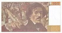 Francia 100 Francs - Delacroix - 1991 - Serial V.184