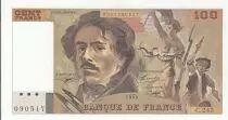 Francia 100 Francs - Delacroix - 1993 - Serial C.243 - Faute