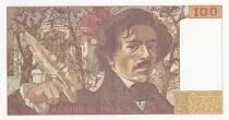 Francia 100 Francs - Delacroix - 1993 - Serial D.254 - P.154
