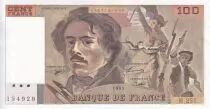 Francia 100 Francs - Delacroix - 1993 - Serial H.251 - P.154