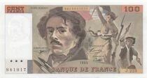 Francia 100 Francs - Delacroix - 1993 - Serial J.223
