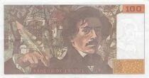 Francia 100 Francs - Delacroix - 1993 - Serial J.223
