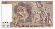 Francia 100 Francs - Delacroix - 1993 - Serial K.254 - P.154