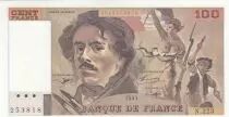 Francia 100 Francs - Delacroix - 1993 - Serial N.223