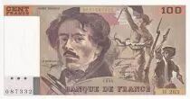 Francia 100 Francs - Delacroix - 1994 - Serial H.263 - P.154