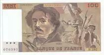 Francia 100 Francs - Delacroix - 1995 - Serial H.292