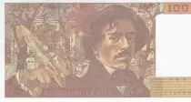 Francia 100 Francs - Delacroix - 1995 - Serial L.290