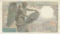 Francia 100 Francs - Descartes - 7 January 1943 - Series N.55