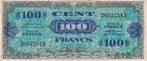 Francia 100 Francs - Flag - 1944 - Without Serial  - VF - P.118a