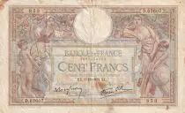 Francia 100 Francs - Luc Olivier Merson - 01-12-1938 - Serial D.62607 - P.69