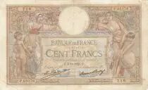 Francia 100 Francs - Luc Olivier Merson - 02-11-1928 - Serial P.23176