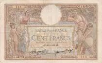 Francia 100 Francs - Luc Olivier Merson - 04-01-1934 - Serial K.42471