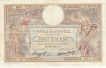 Francia 100 Francs - Luc Olivier Merson - 06-08-1936 - Series K.51837