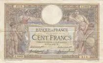 Francia 100 Francs - Luc Olivier Merson - 08-02-1915 - Serial J.2662